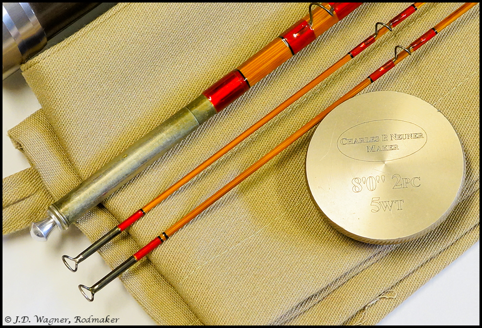 Vintage Neuner Flyrod, J.D. Wagner, Agent