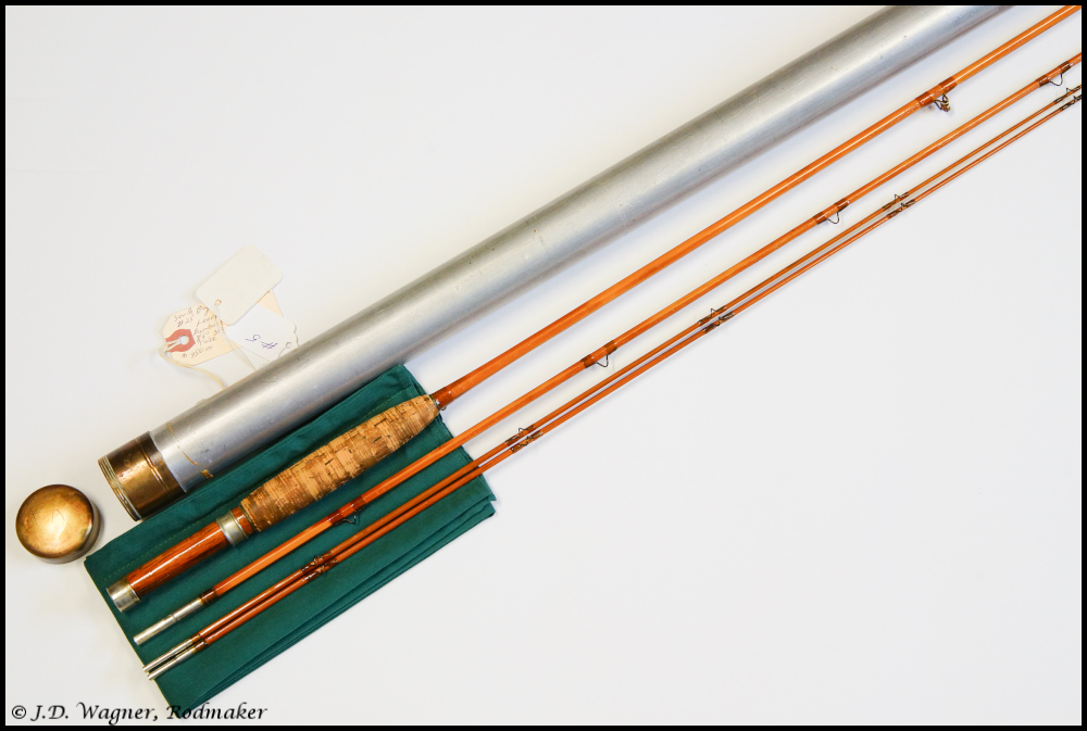 Vintage Leonard Tournament Flyrod, J.D. Wagner, Agent