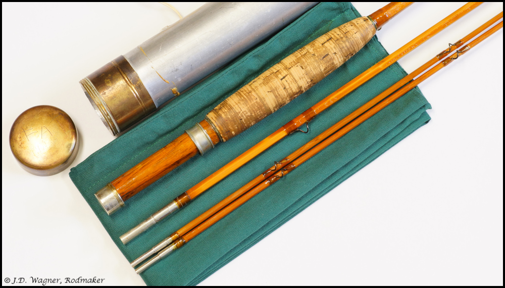 Vintage Leonard Tournament Flyrod, J.D. Wagner, Agent