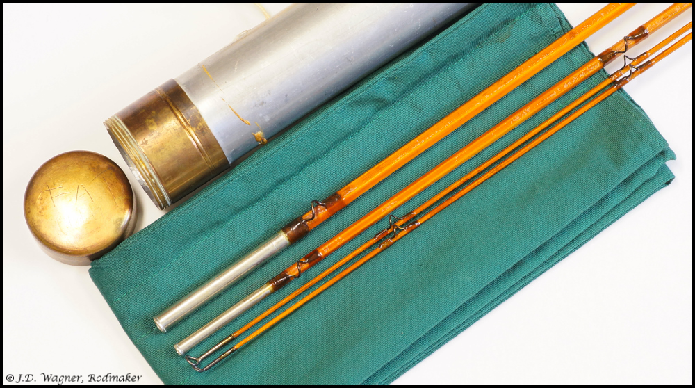 Vintage Leonard Tournament Flyrod, J.D. Wagner, Agent