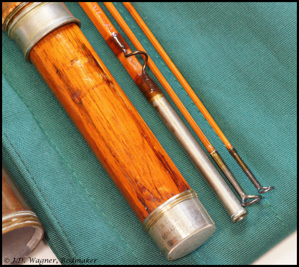 Vintage Leonard Tournament Flyrod, J.D. Wagner, Agent