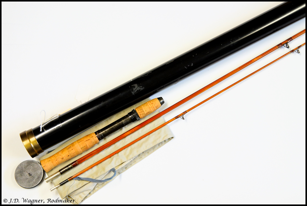 Vintage Leonard Baitcasting Rod, J.D. Wagner, Agent