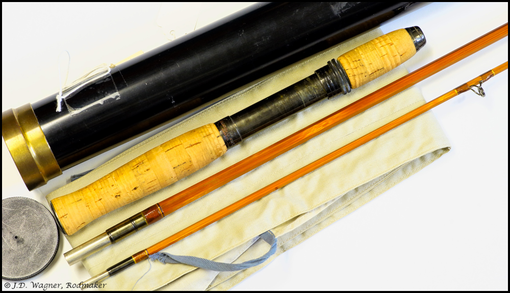 Vintage Leonard Baitcasting Rod, J.D. Wagner, Agent