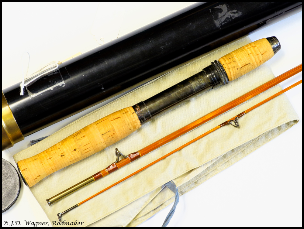 Vintage Leonard Baitcasting Rod, J.D. Wagner, Agent