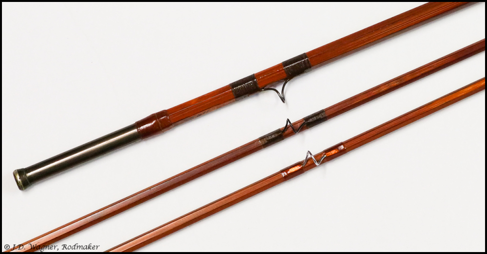 Vintage Orvis Battenkill Rod, J.D. Wagner, Agent