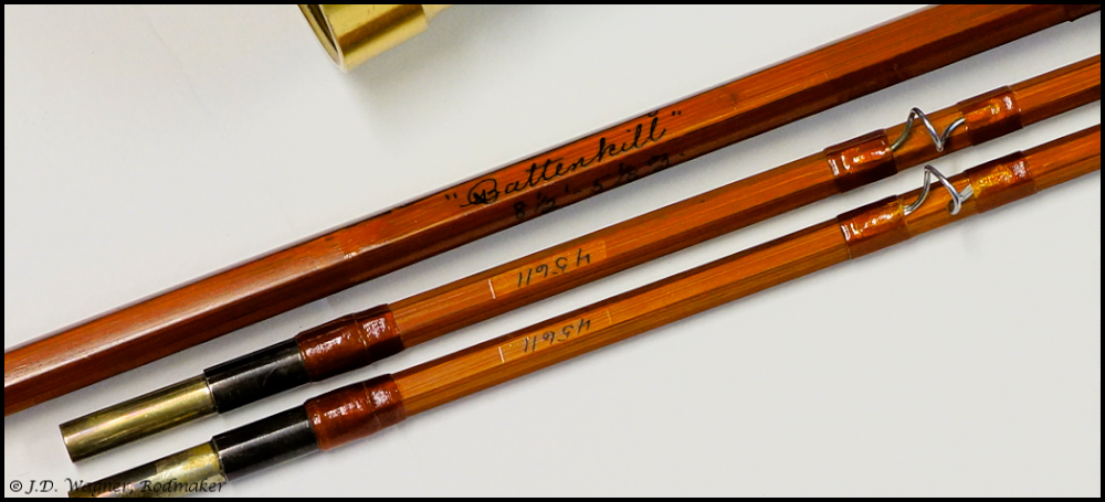 Vintage Orvis Battenkill Rod, J.D. Wagner, Agent