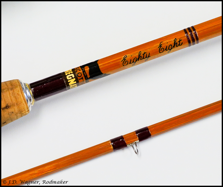 Vintage Sharpes 88 Flyrod, J.D. Wagner, Agent