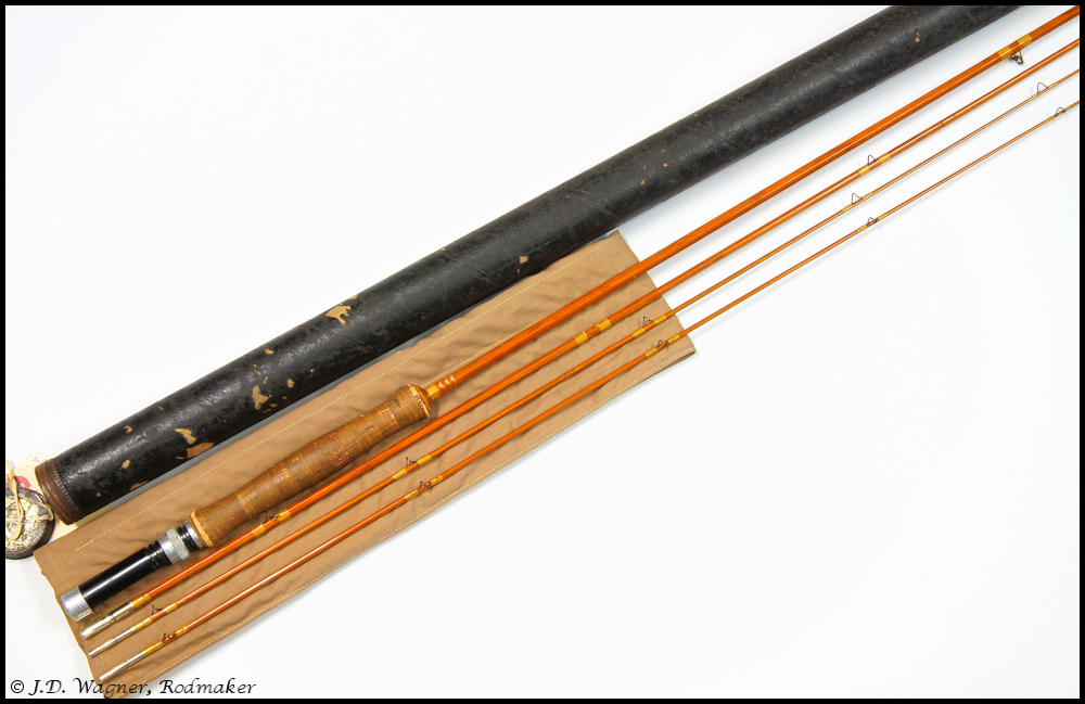Phillipson Paragon Cane rod, J.D. Wagner, Agent