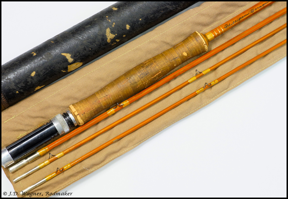 Phillipson Paragon Cane rod, J.D. Wagner, Agent