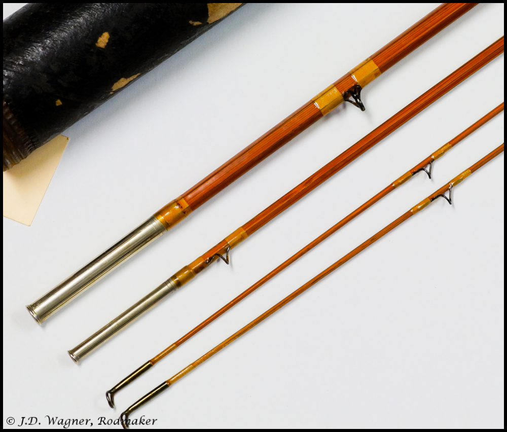 Phillipson Paragon Cane rod, J.D. Wagner, Agent