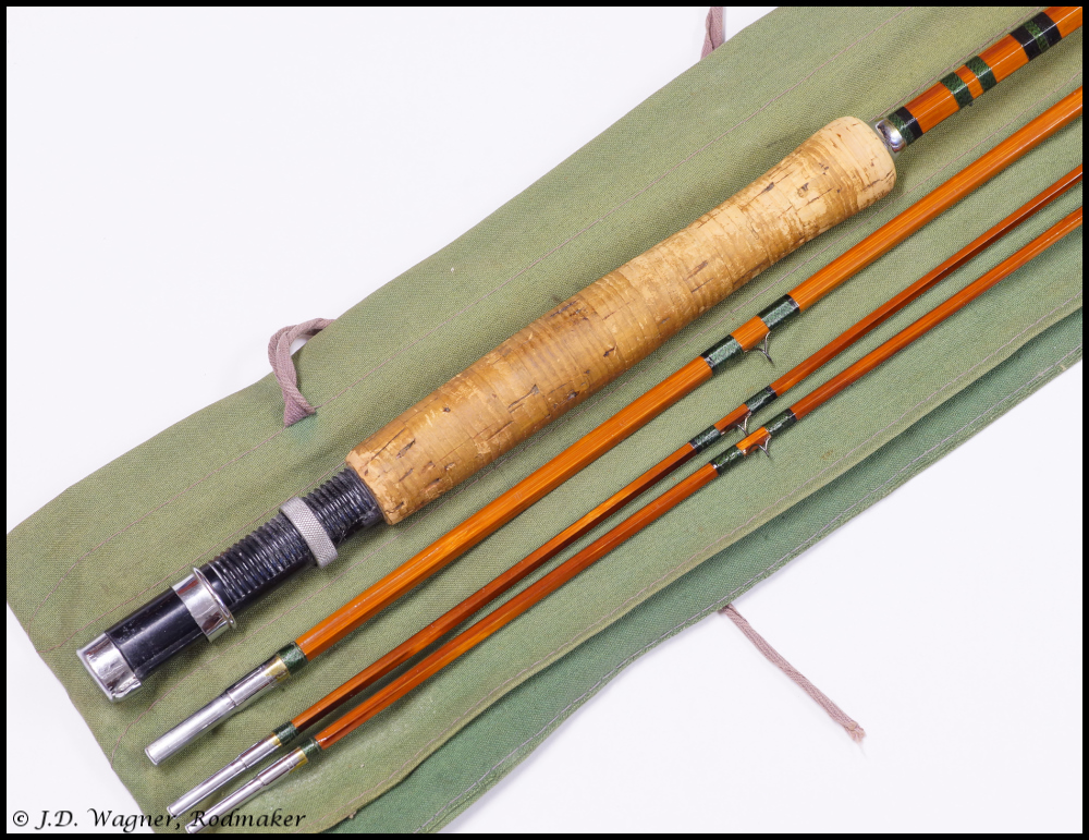 Vintage Cane Rod, J.D. Wagner, Agent