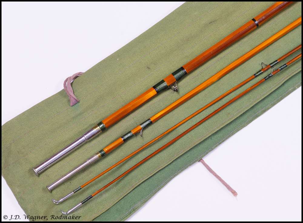 Vintage Cane Rod, J.D. Wagner, Agent