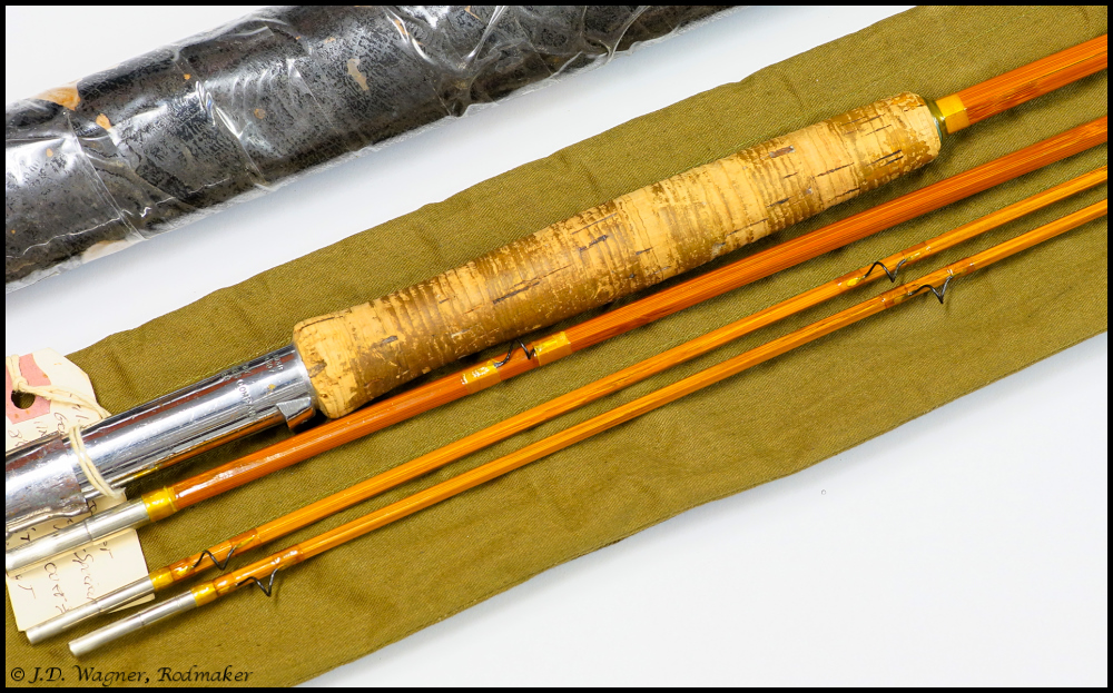 Vintage Cane Rod, J.D. Wagner, Agent
