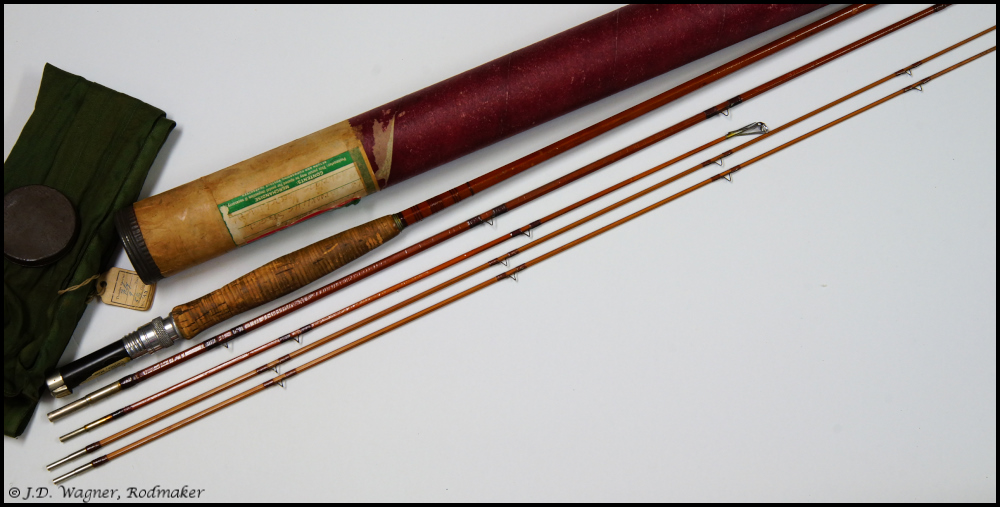 Vintage Cane Rod, J.D. Wagner, Agent