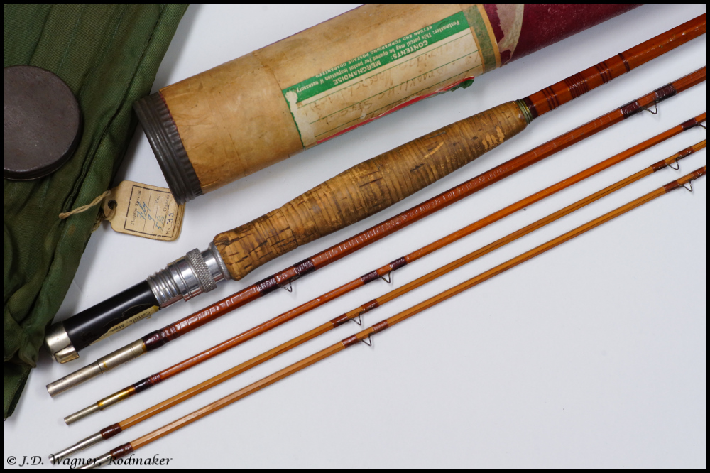 Vintage Cane Rod, J.D. Wagner, Agent